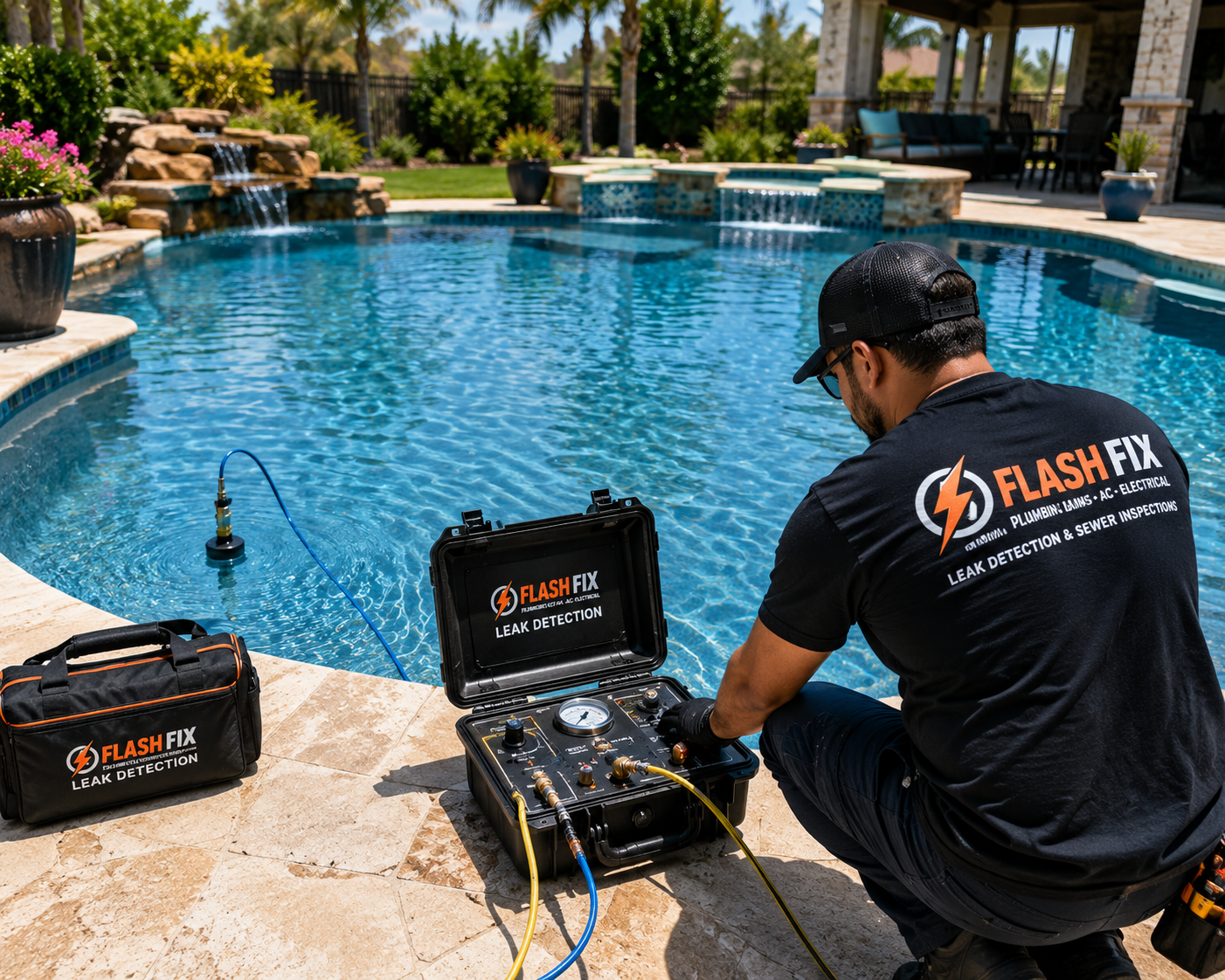 Flash Fix Pool Leak Detection
