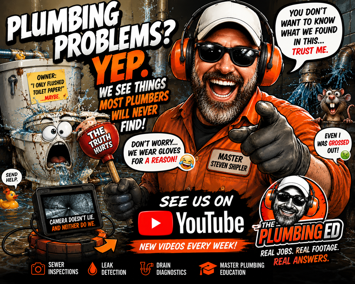 Funny Sewer Inspection Plano TX