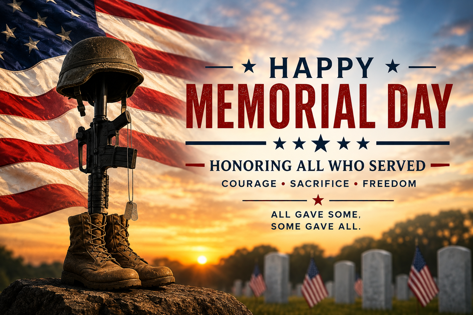 Happy Memorial Day from Flash Fix Plumbing